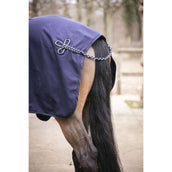 Paddock Rug Brandebg Waterproof Navy