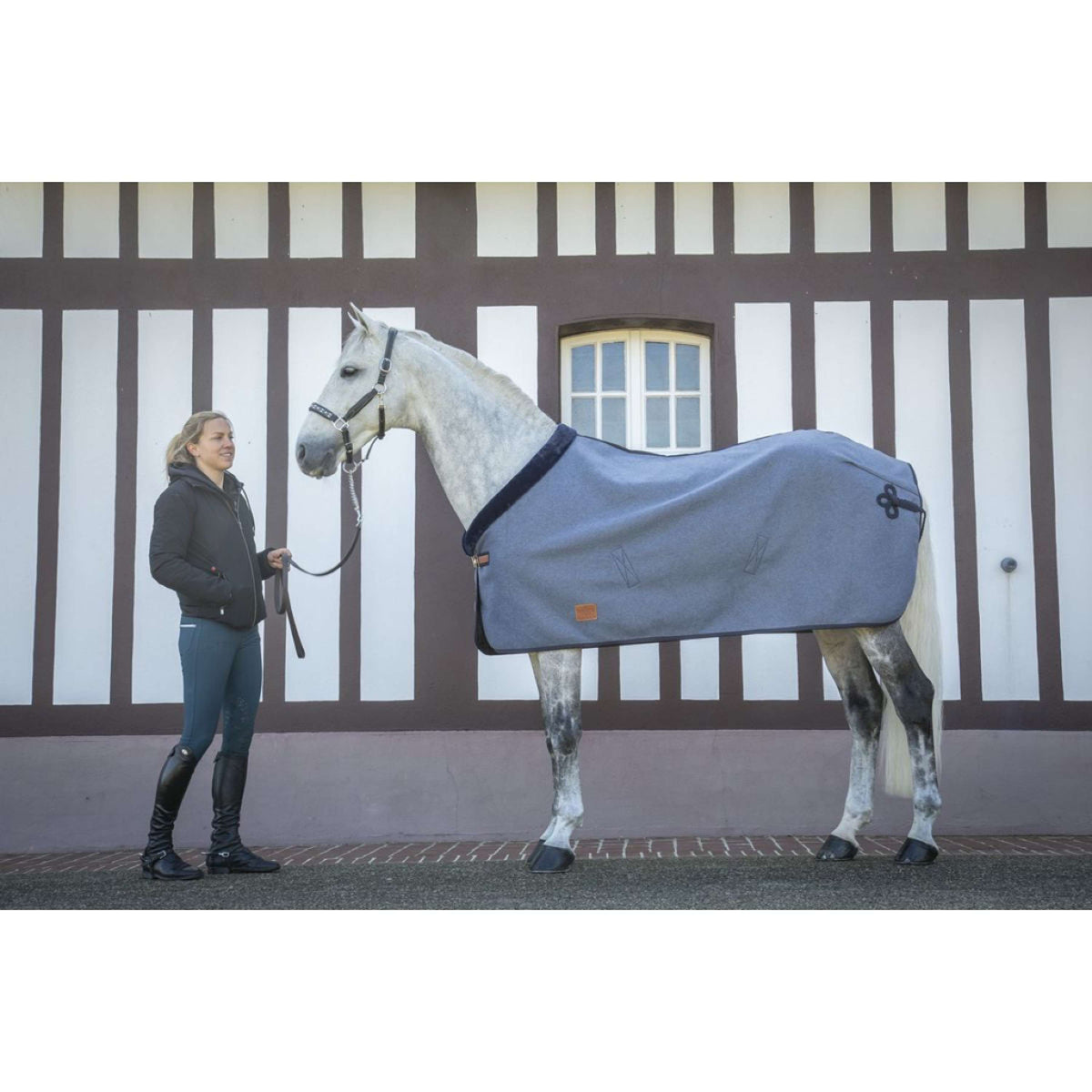 Paddock Rug Wool Blue