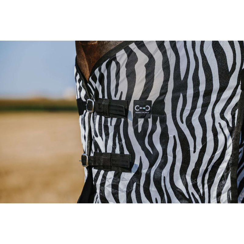 Riding World Fly Rug Belly Mesh Zebra