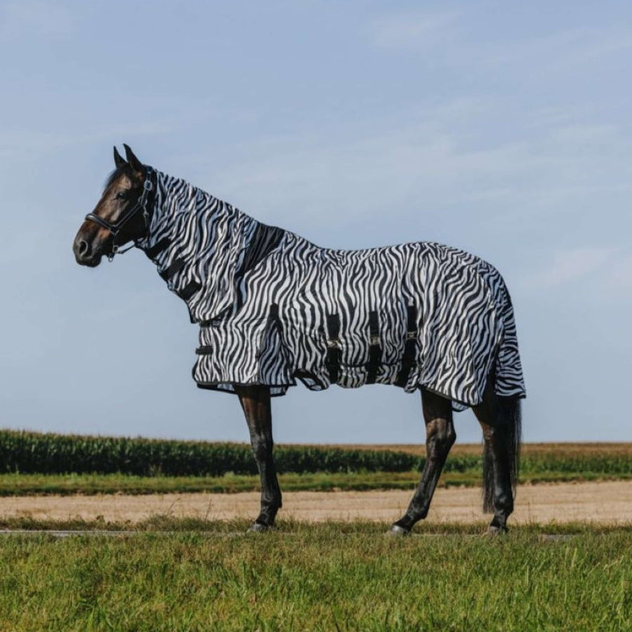 Riding World Fly Rug Belly Mesh Combo Zebra