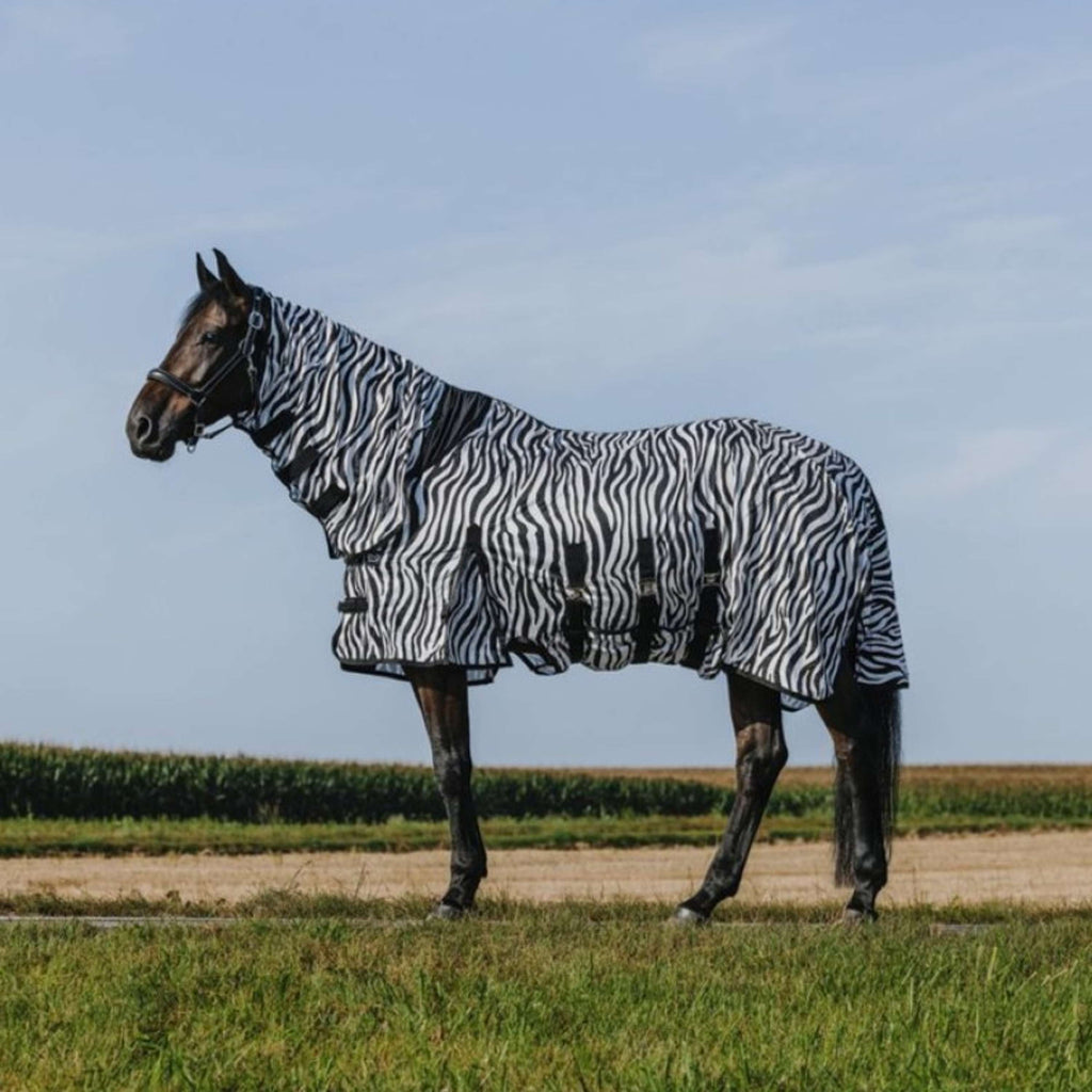 Riding World Fly Rug Belly Mesh Combo Zebra
