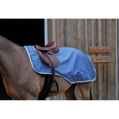 EQUITHÈME Exercise Rug Tyrex 600D Recycled Fleece Blue