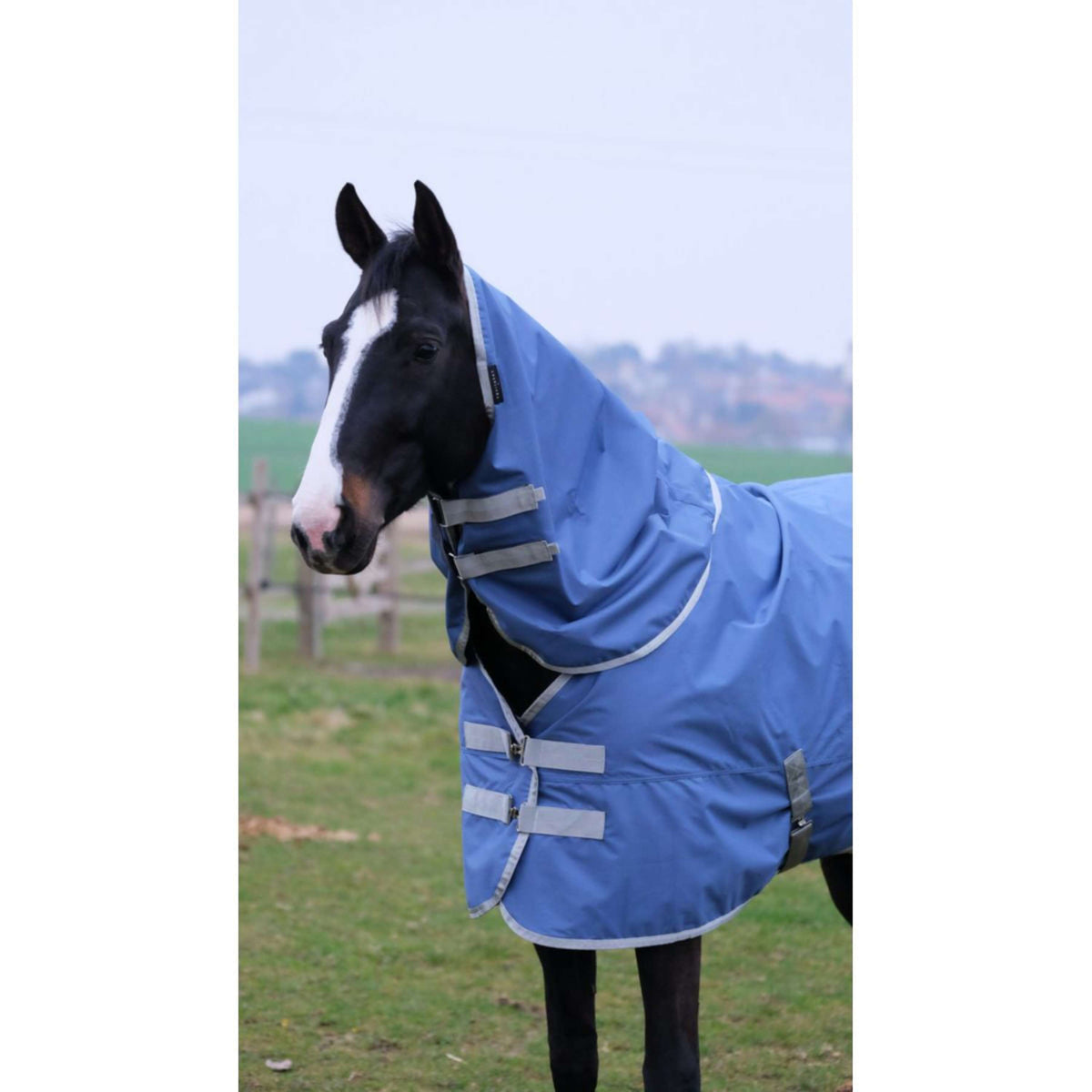 EQUITHÈME Neck Cover 600D Recycled 0g Blue