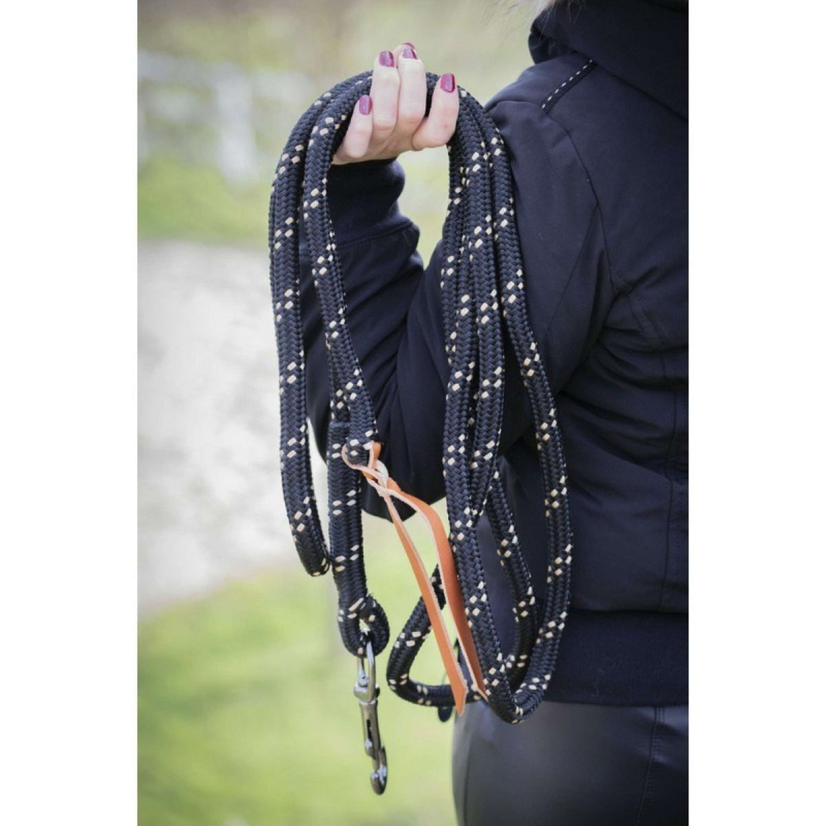 Pénélope Lead Rope Ethologique Black/Caramel