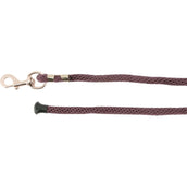 EQUITHÈME Lead Rope Soft Rose Gold Bordeaux