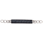 Metalab Curb Chain with Leather Black