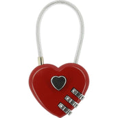 Hippotonic Grooming Box Padlock Heart Red