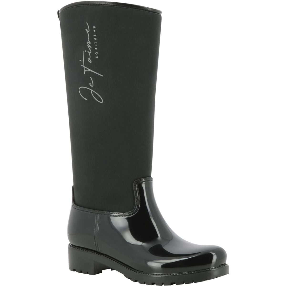 EQUITHÈME Rain Boots Je T Aime Transparant