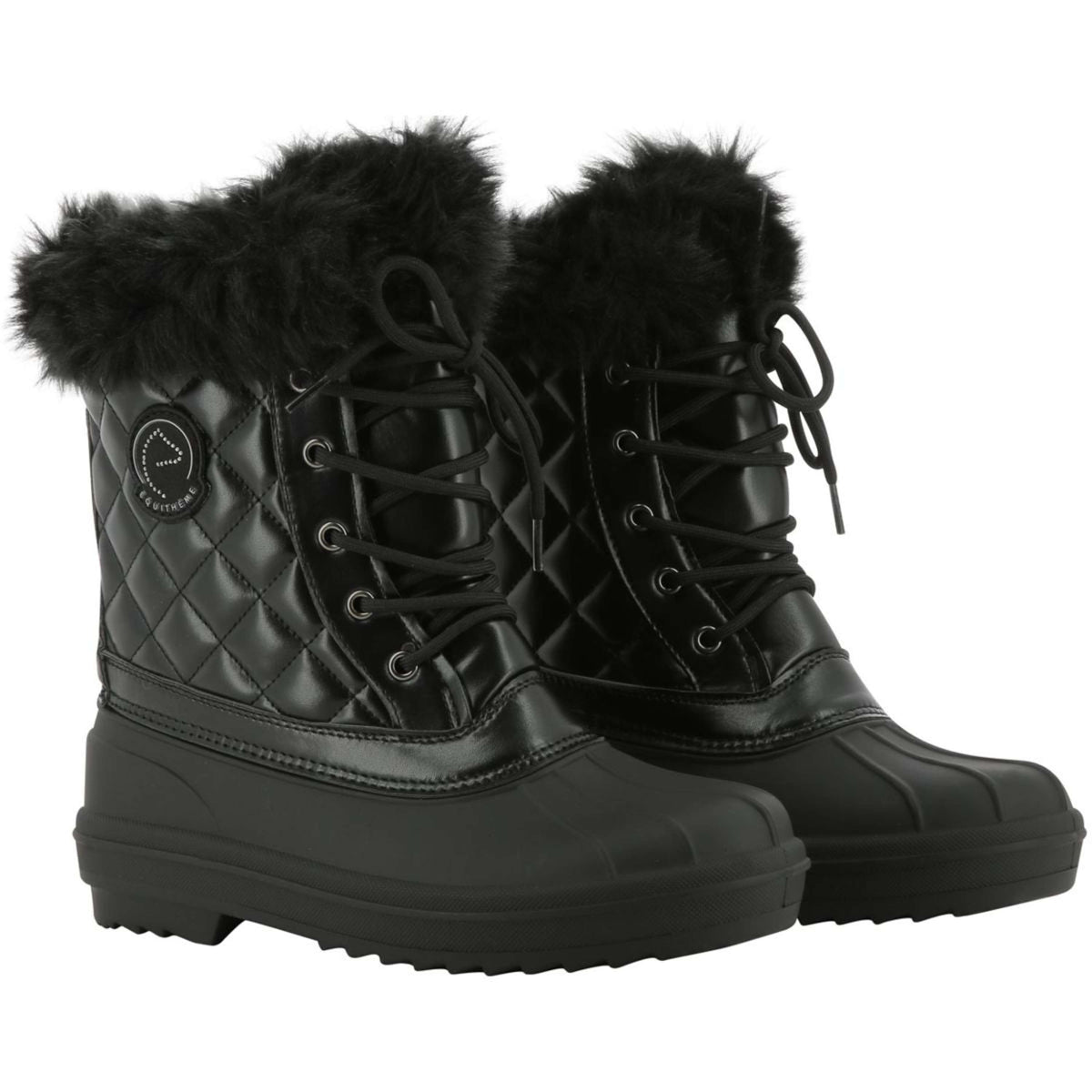 EQUITHÈME Outdoor Boots Je T Aime Winter Black