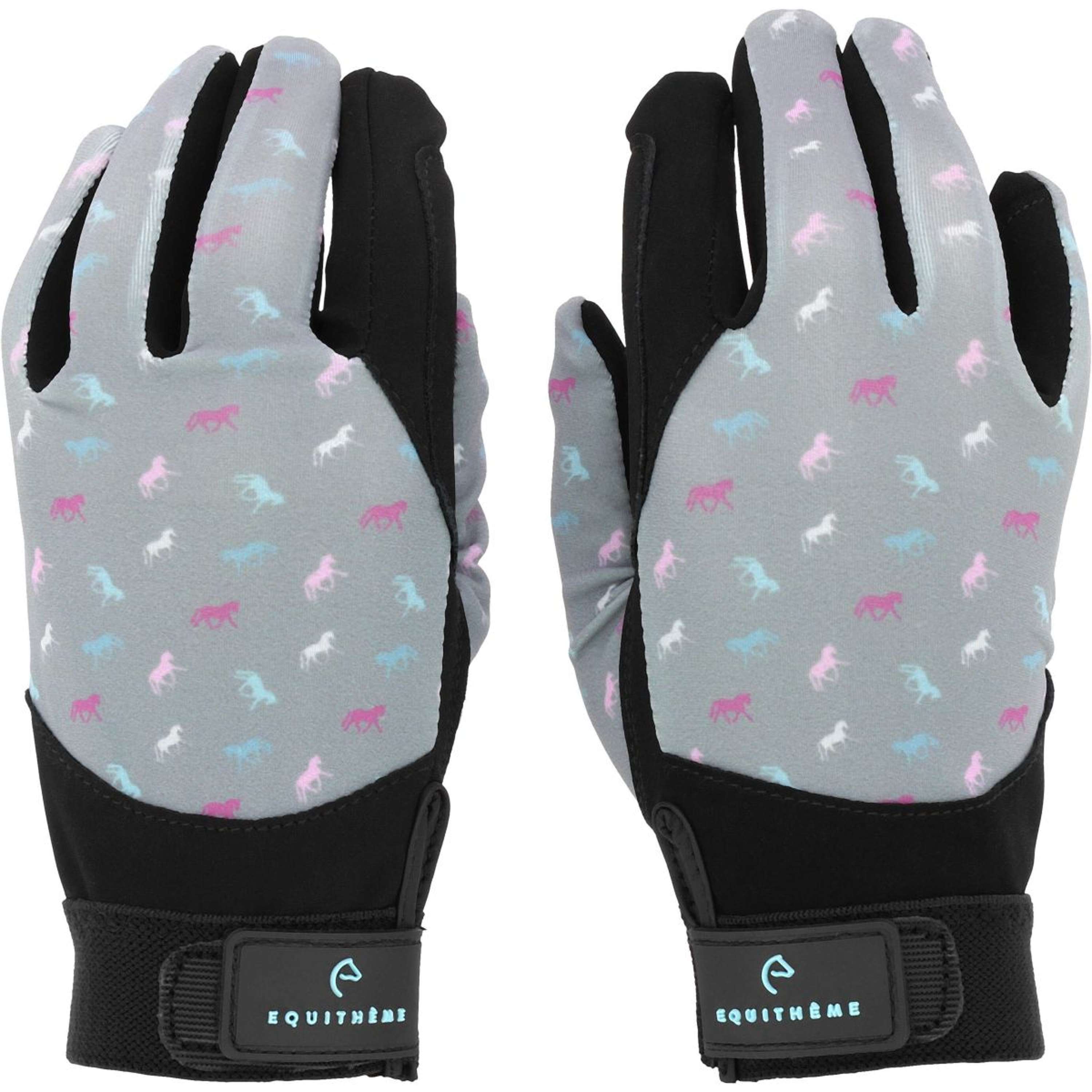 EQUITHÈME Gloves Maelle Kids Grey