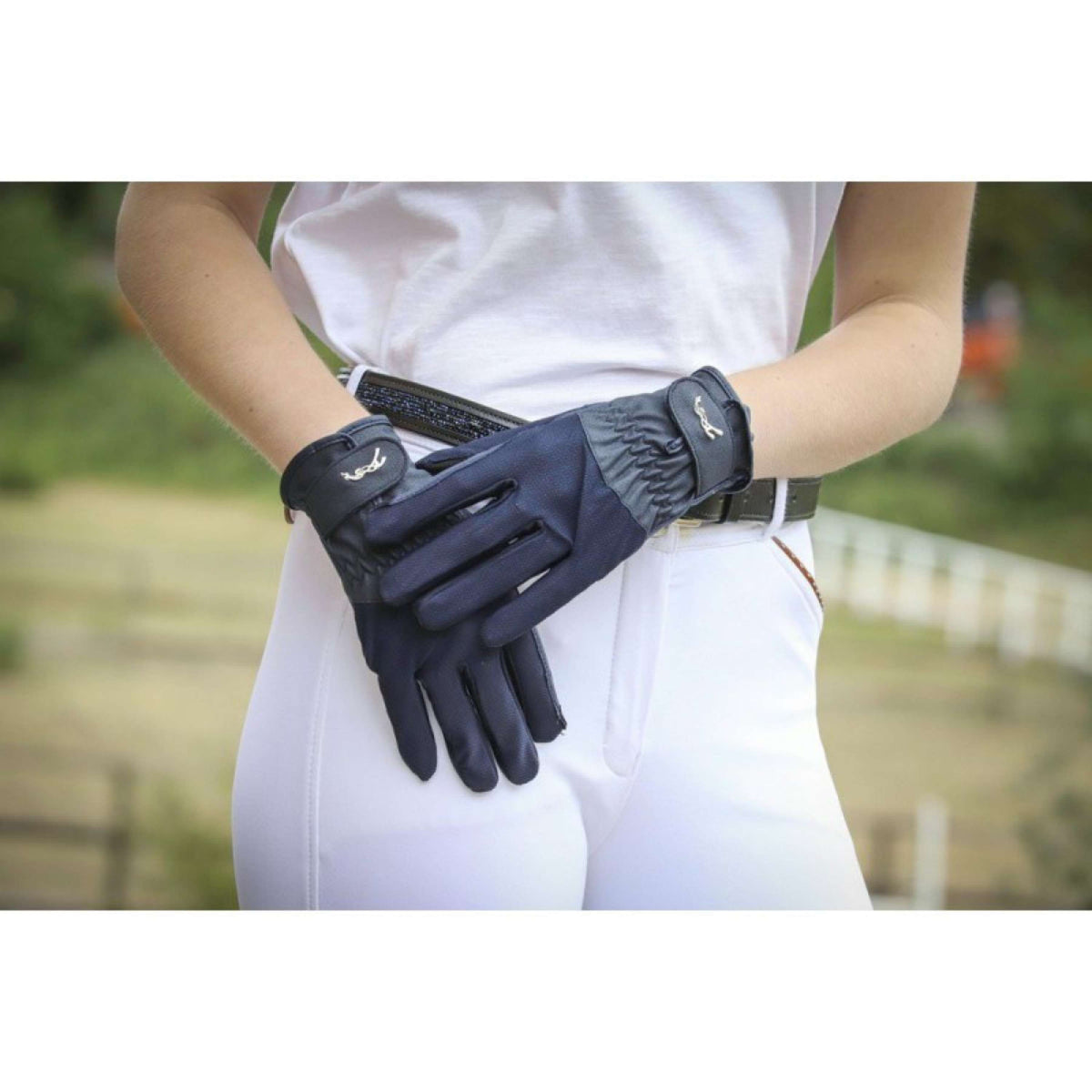 Pénélope Riding Gloves Winter Navy