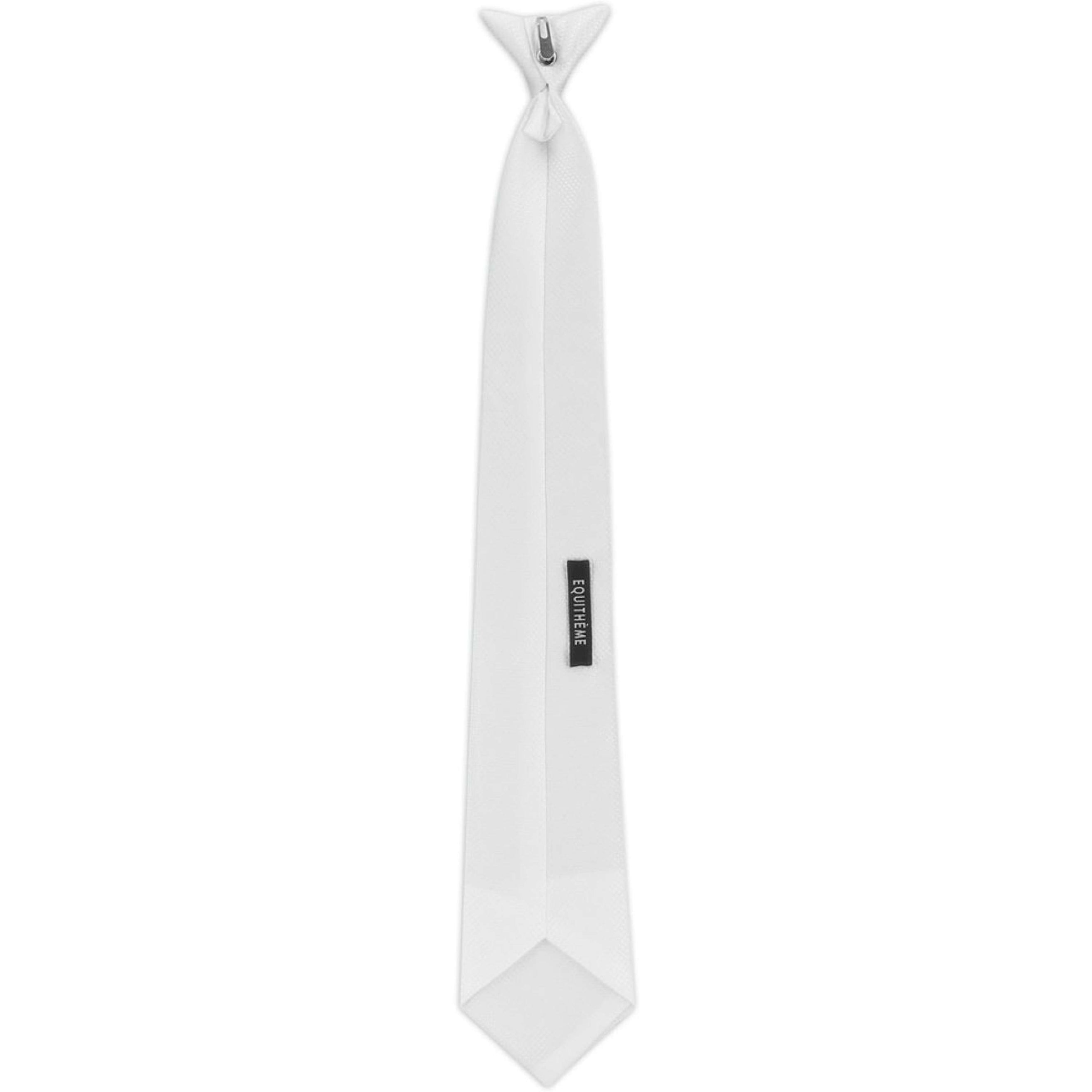 EQUITHÈME Tie Honeycomb Clip-On White