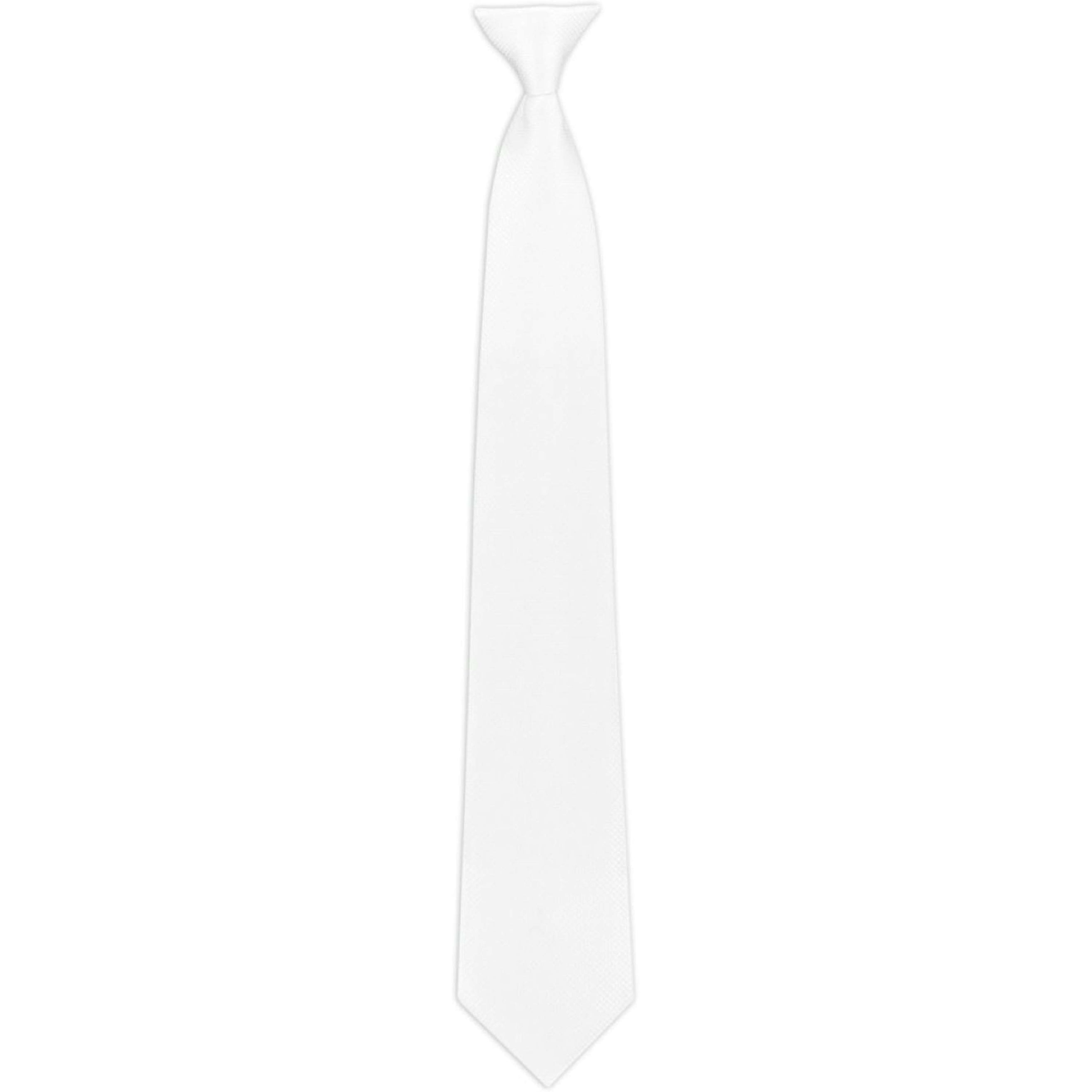 EQUITHÈME Tie Honeycomb Clip-On White