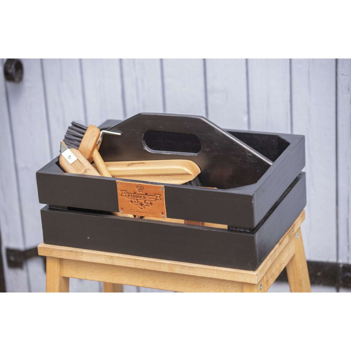 Paddock Grooming Box Wood Black