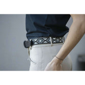 Pénélope Belt Pearl Black/White