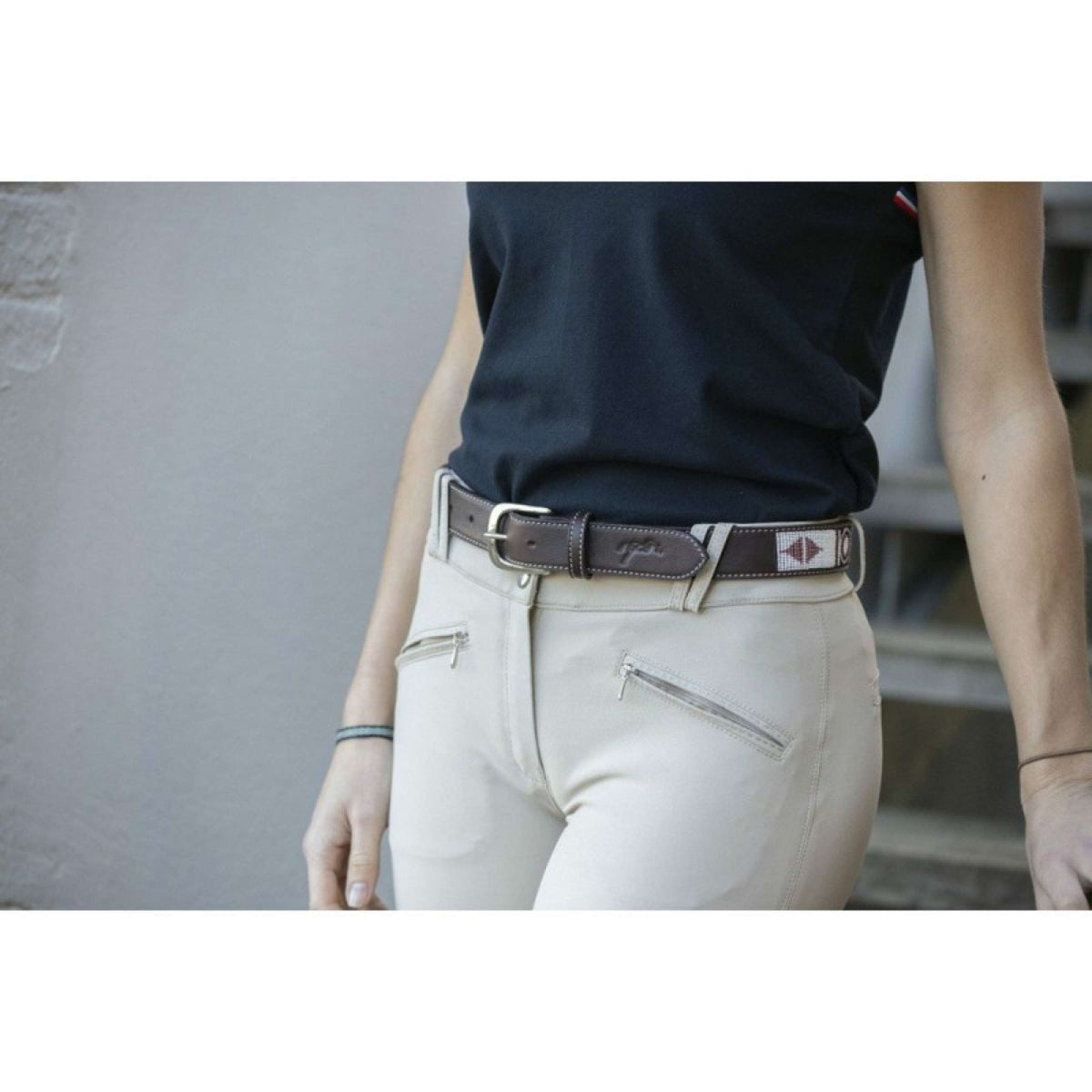 Pénélope Belt Pearl Havana/Pink