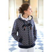 Pénélope Zip-Hoodie Rosy Navy/Pink