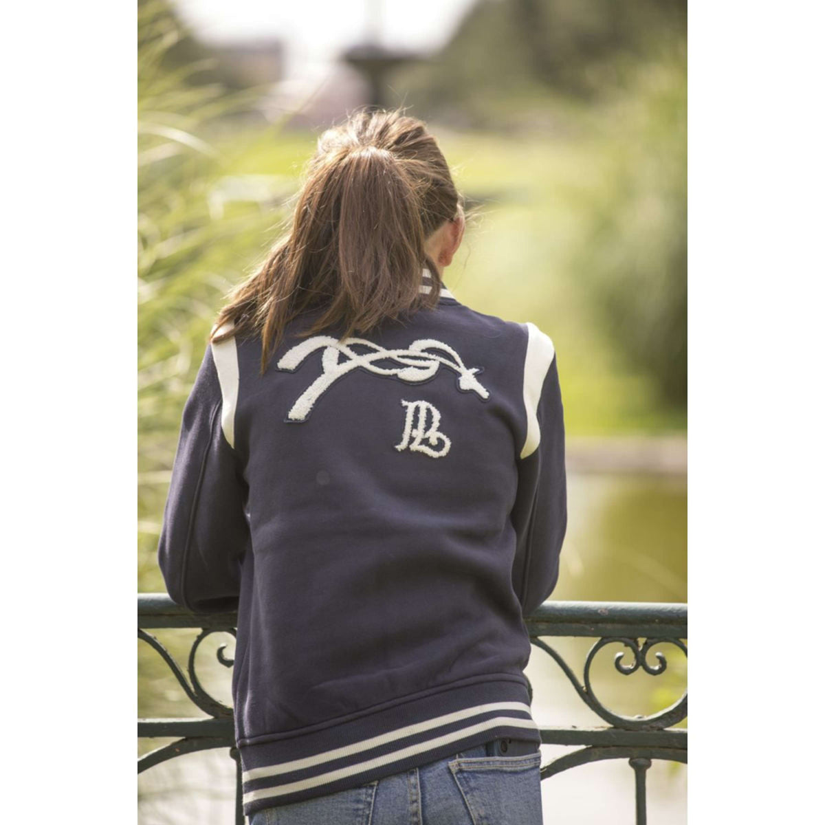 Pénélope Zip-Hoodie University Navy/Off White