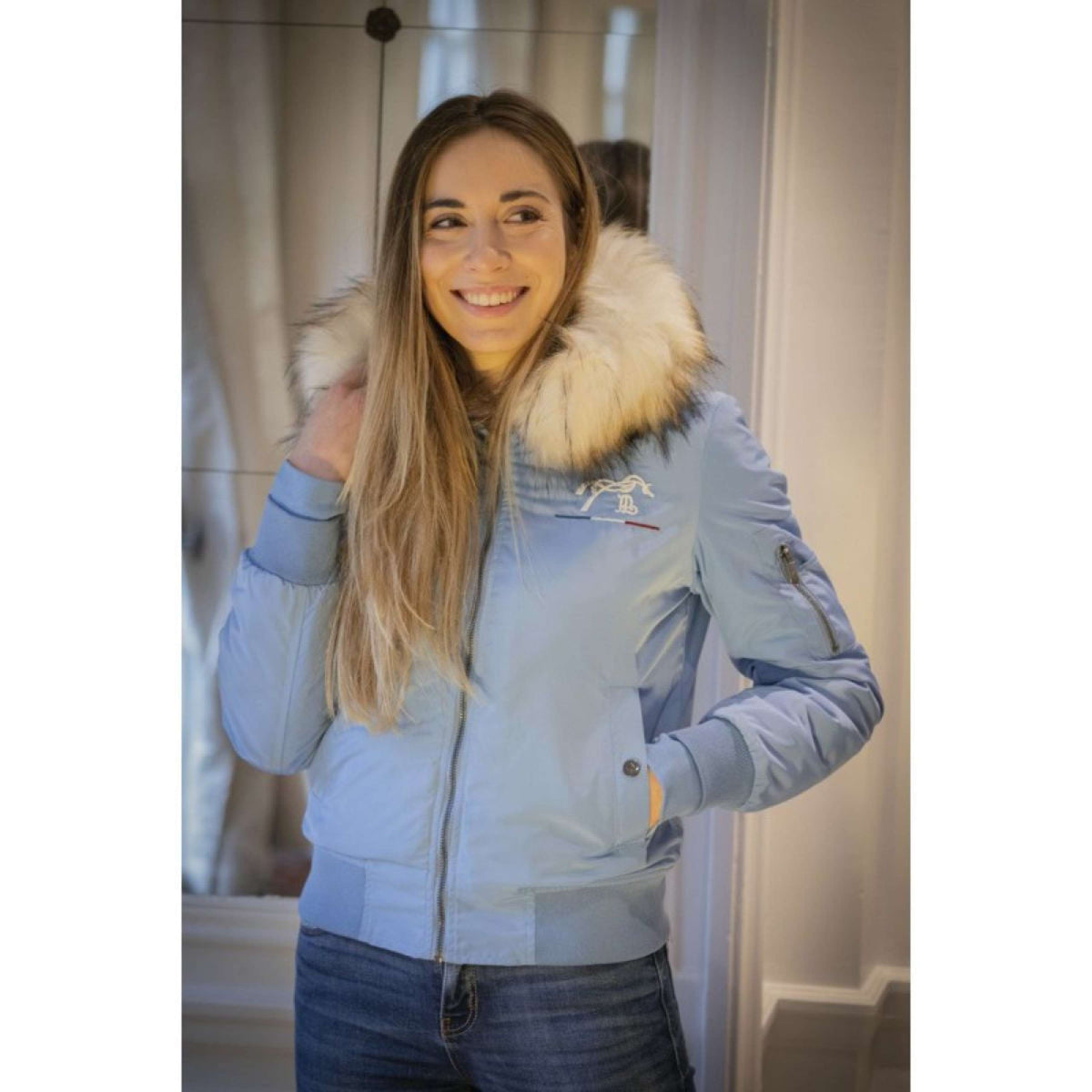 Pénélope Bomber Jack Lyon Ice blue