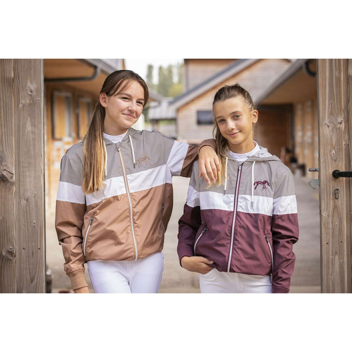 Pénélope Windbreaker Celecce Grey/Caramel