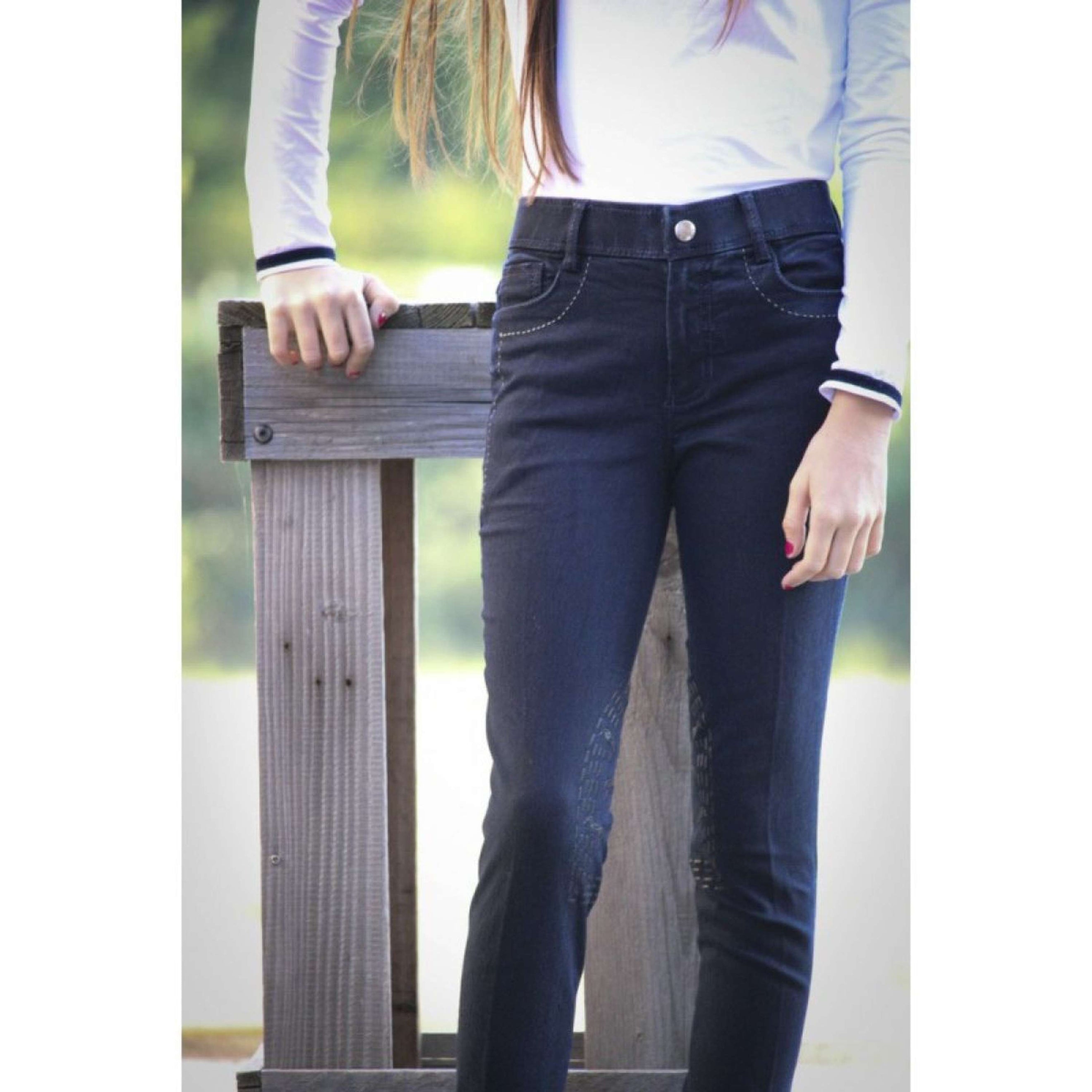 Pénélope Breeches Jeans Children Dark Denim