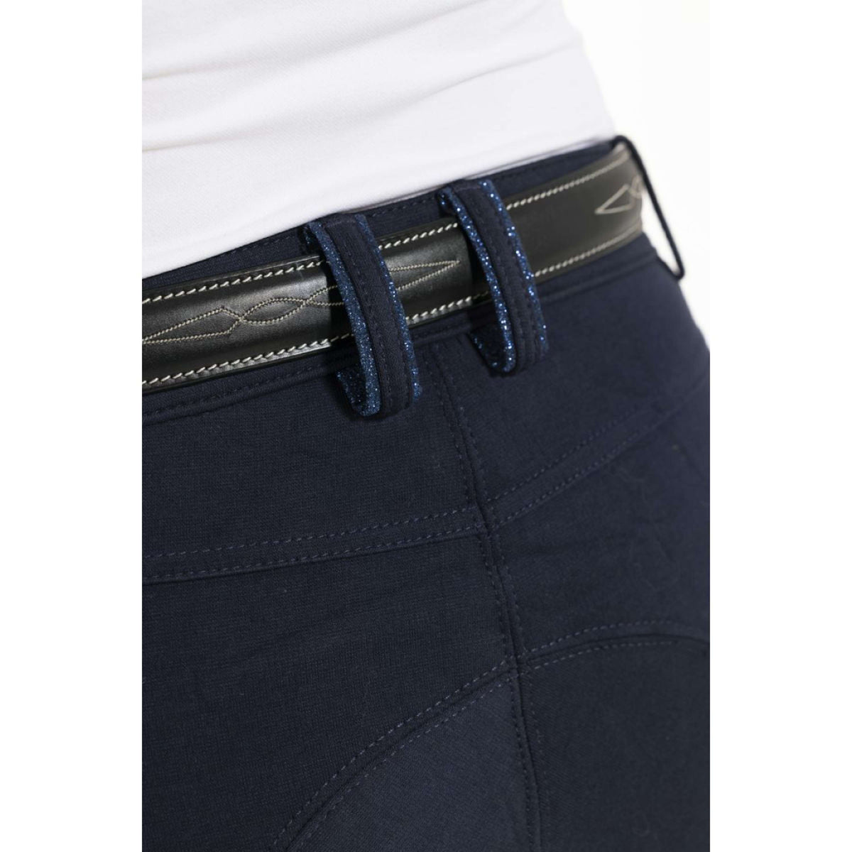 EQUITHÈME Breeches Kim Organic Cotton Navy