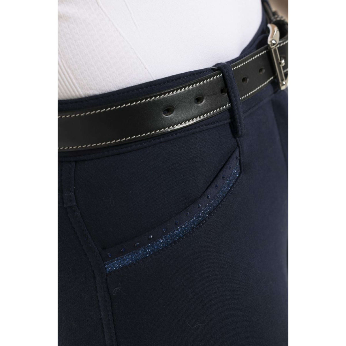 EQUITHÈME Breeches Kim Organic Cotton Navy