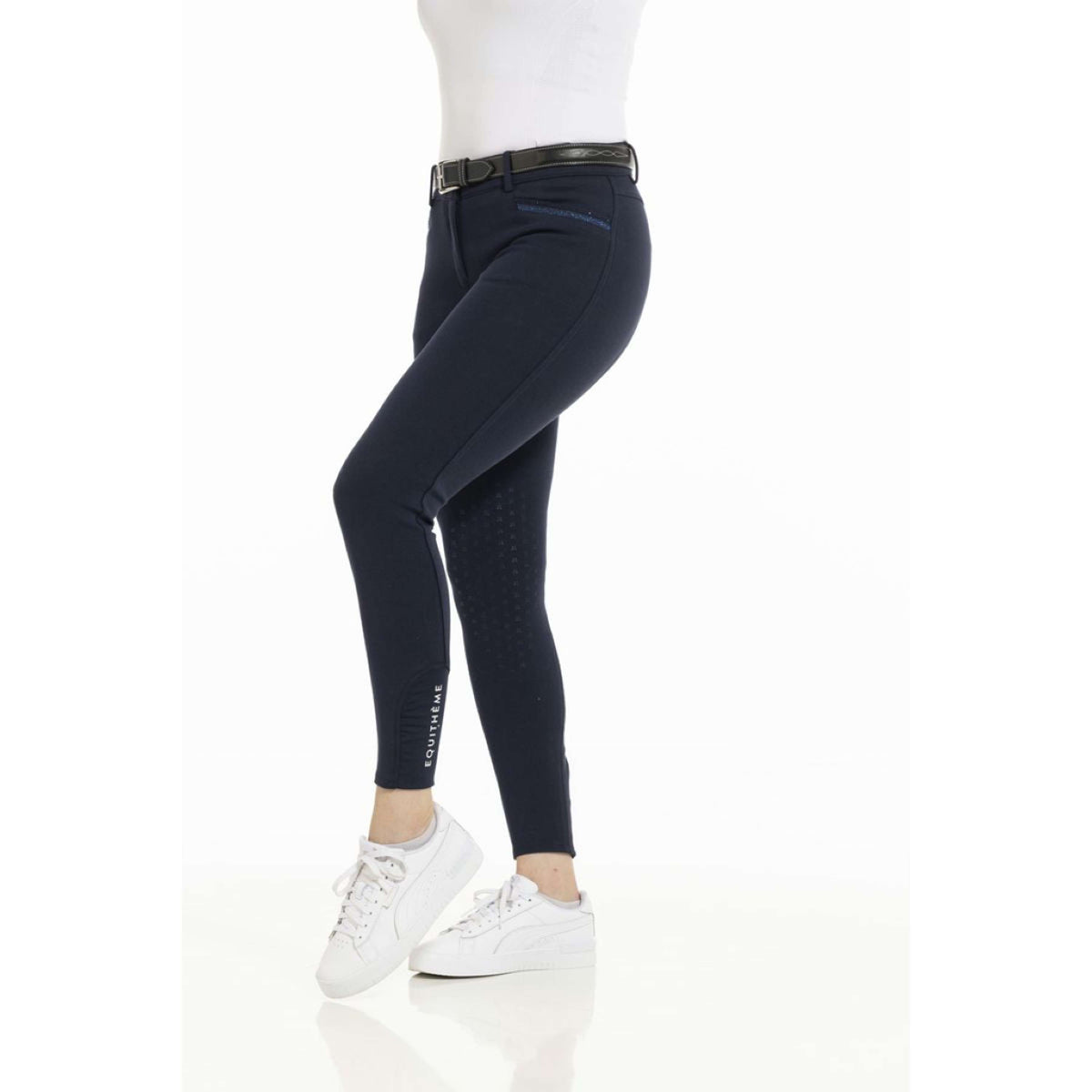 EQUITHÈME Breeches Kim Organic Cotton Navy