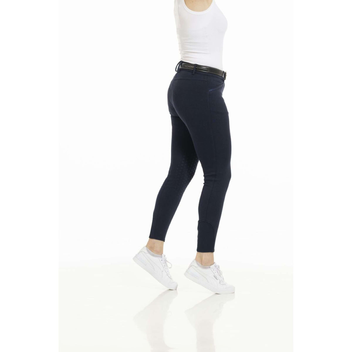 EQUITHÈME Breeches Kim Organic Cotton Navy