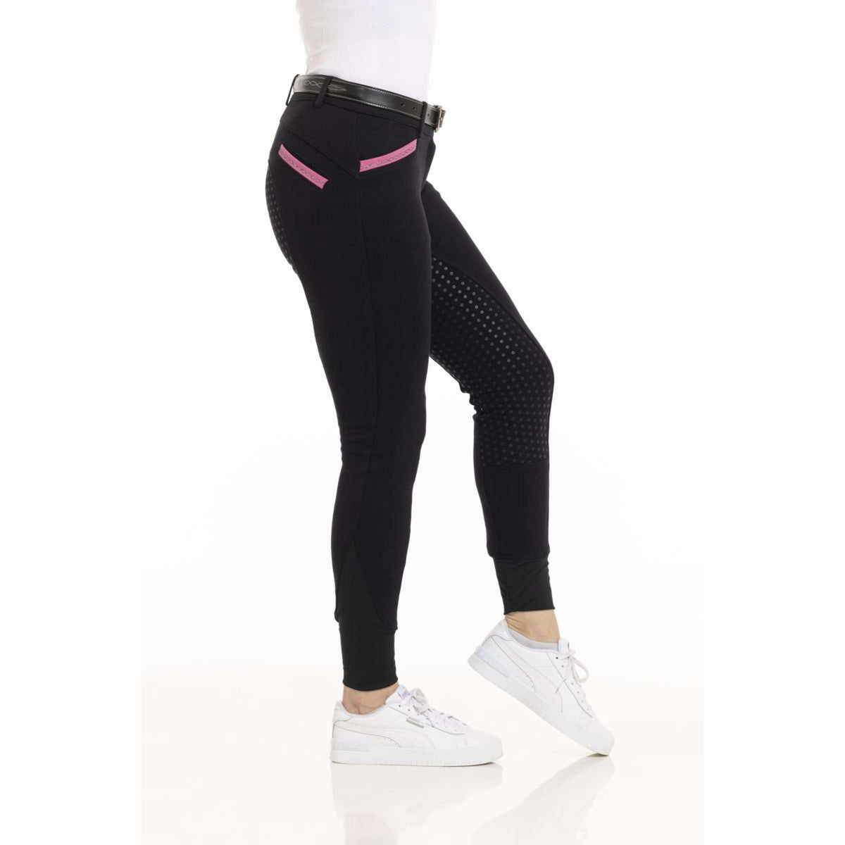 EQUITHÈME Breeches Kylie Organic Cotton Black