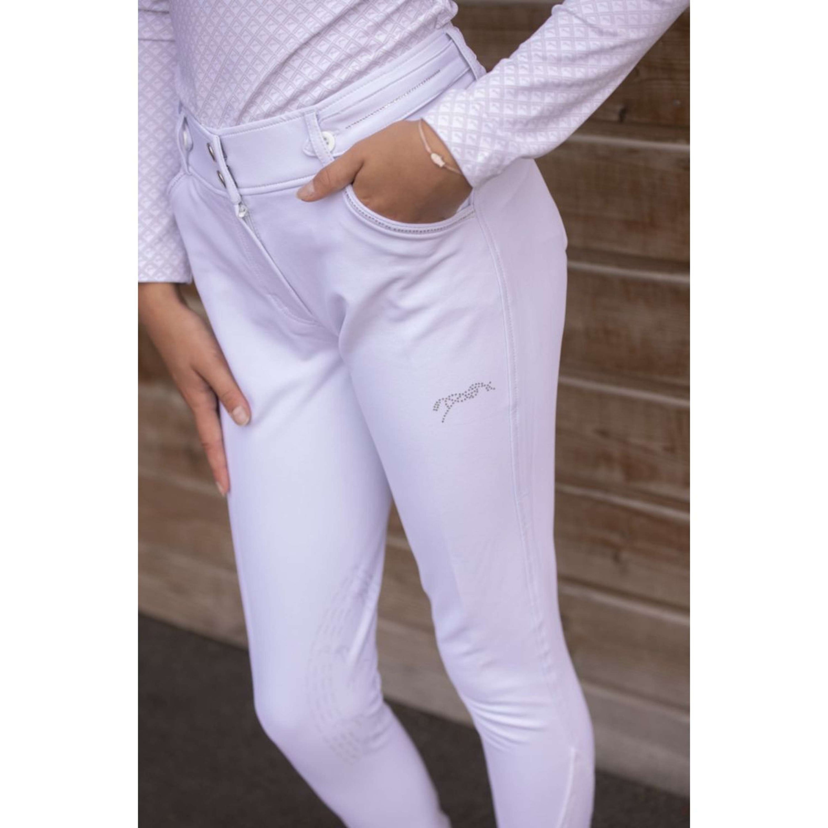 Pénélope Breeches Elegance Women White