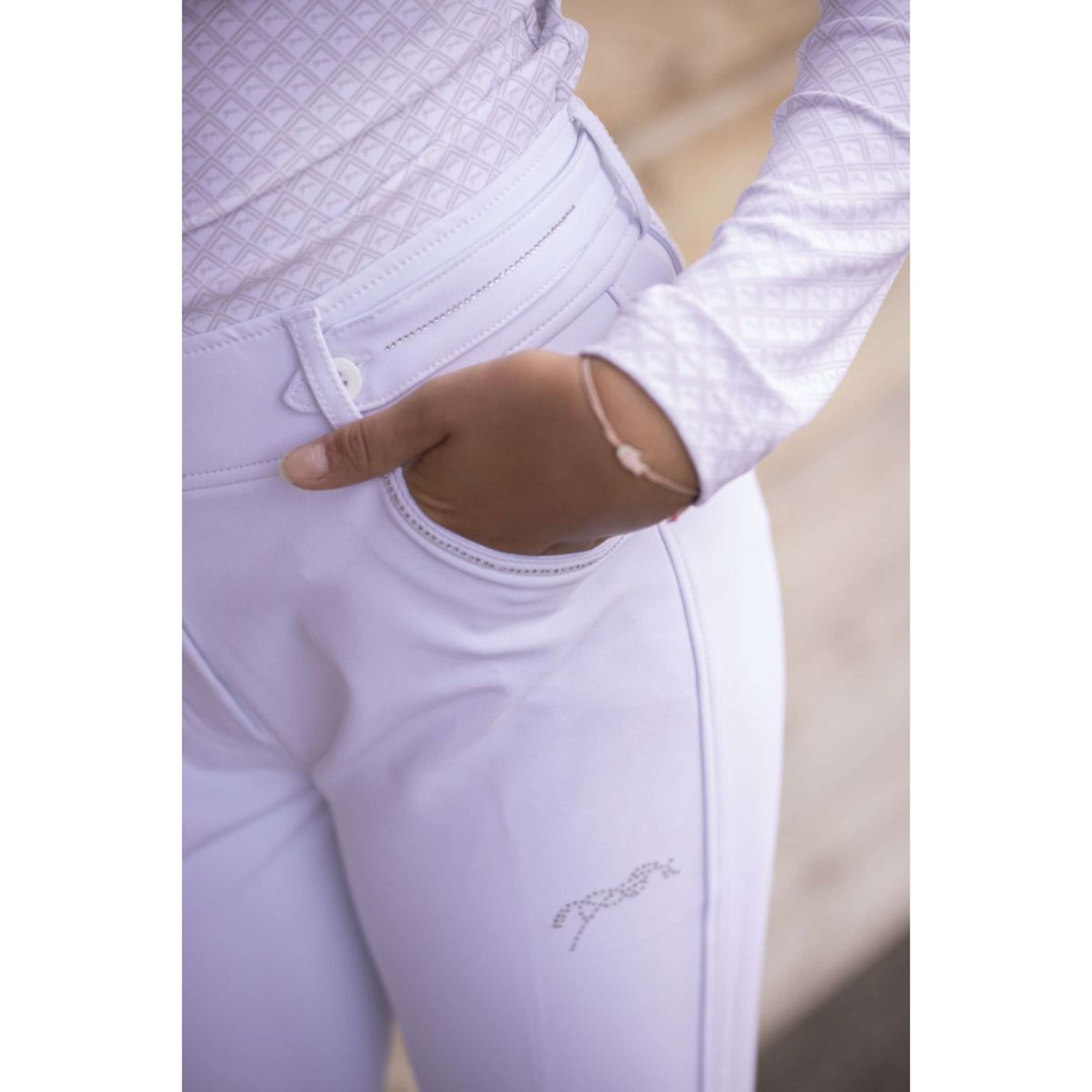 Pénélope Breeches Elegance Women White Pénélope Breeches Elegance Women White