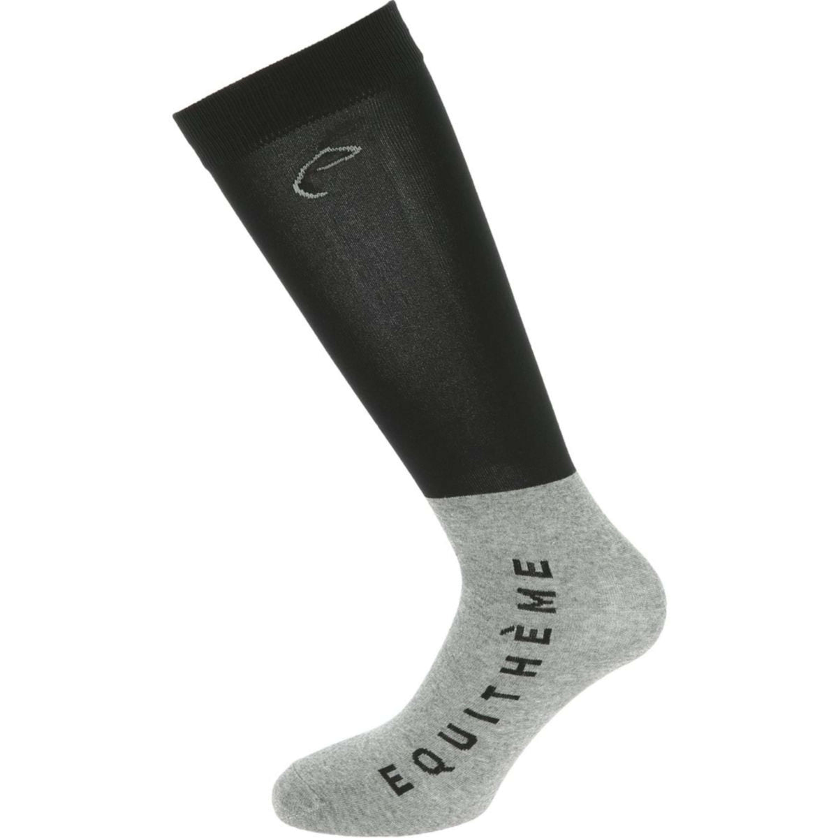 EQUITHÈME Socks Compet Black/Grey