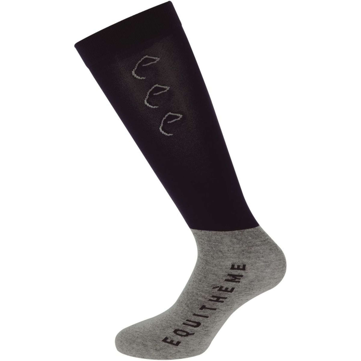 EQUITHÈME Socks Compet Marine Blue/Grey