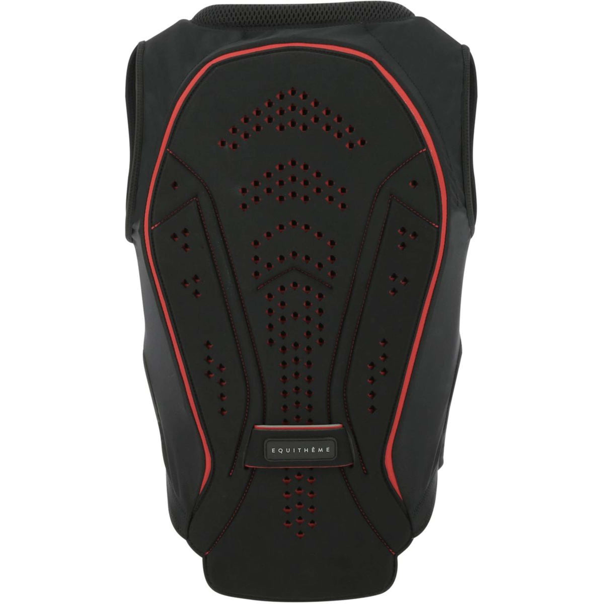 EQUITHÈME Back Protector Red Kids Black/Red