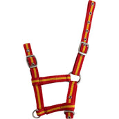 Norton Foal Halter Adjustable Red/Yellow/Red