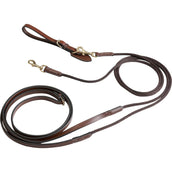 Eric Thomas Draw Reins Pro with Leather/Rope Havana