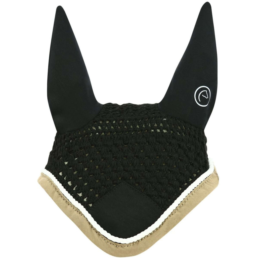 EQUITHÈME Ear Net Polyfun Black/Taupe