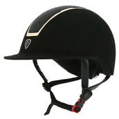 EQUITHÈME Cap Glint Lamé Black/Rose gold