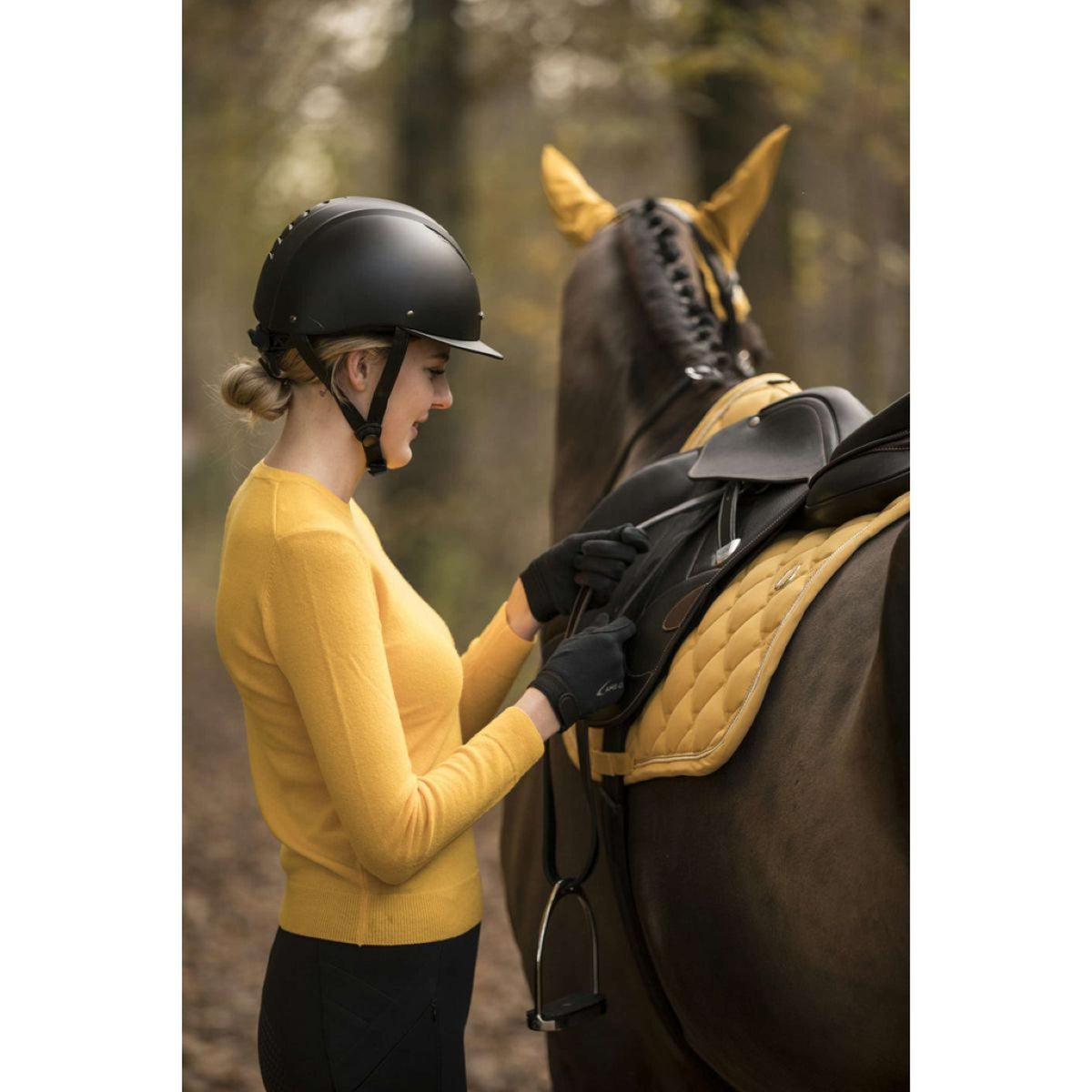 Lami-Cell Saddlepad Dressage Honey Gold