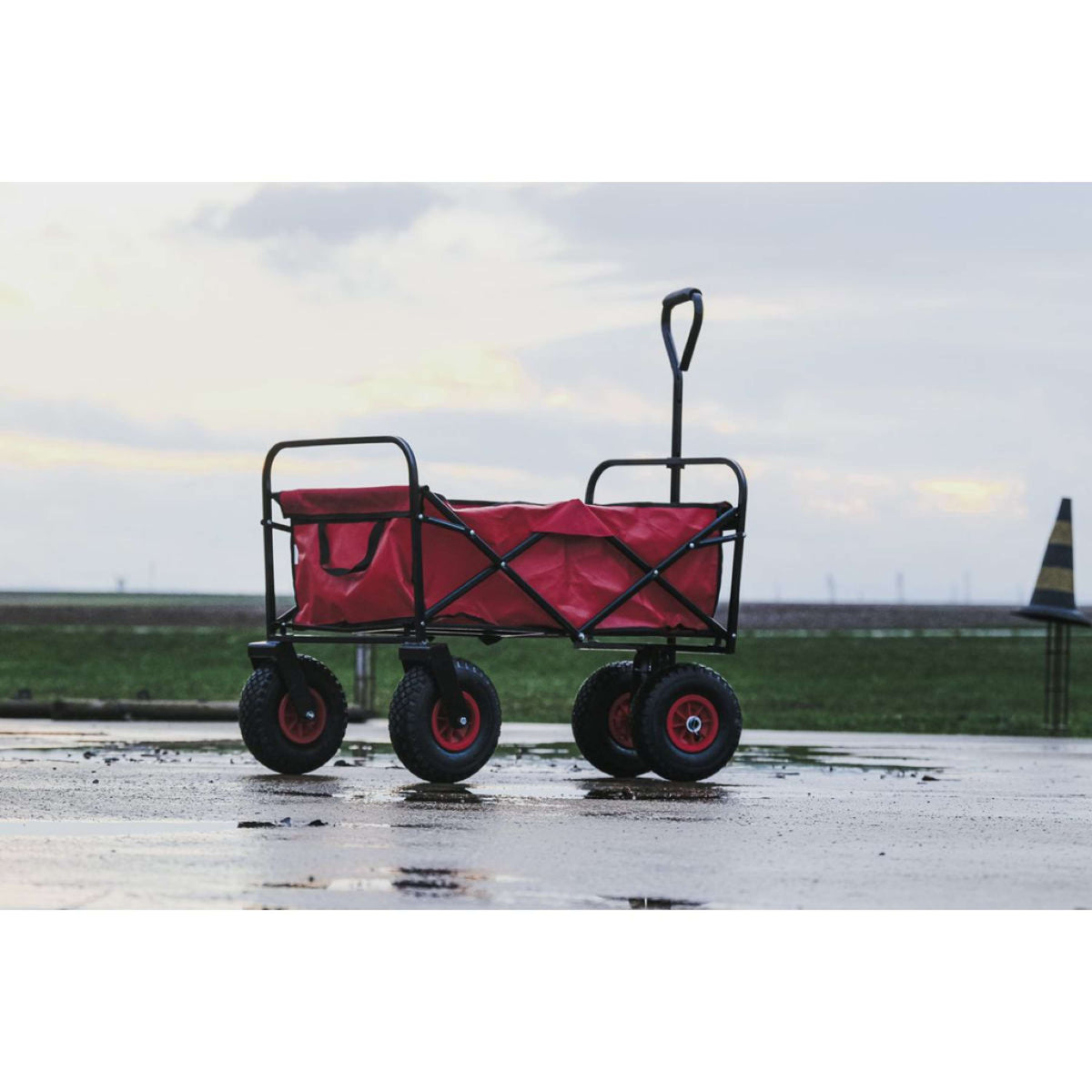 Hippotonic Trolley 4 Wheels Red