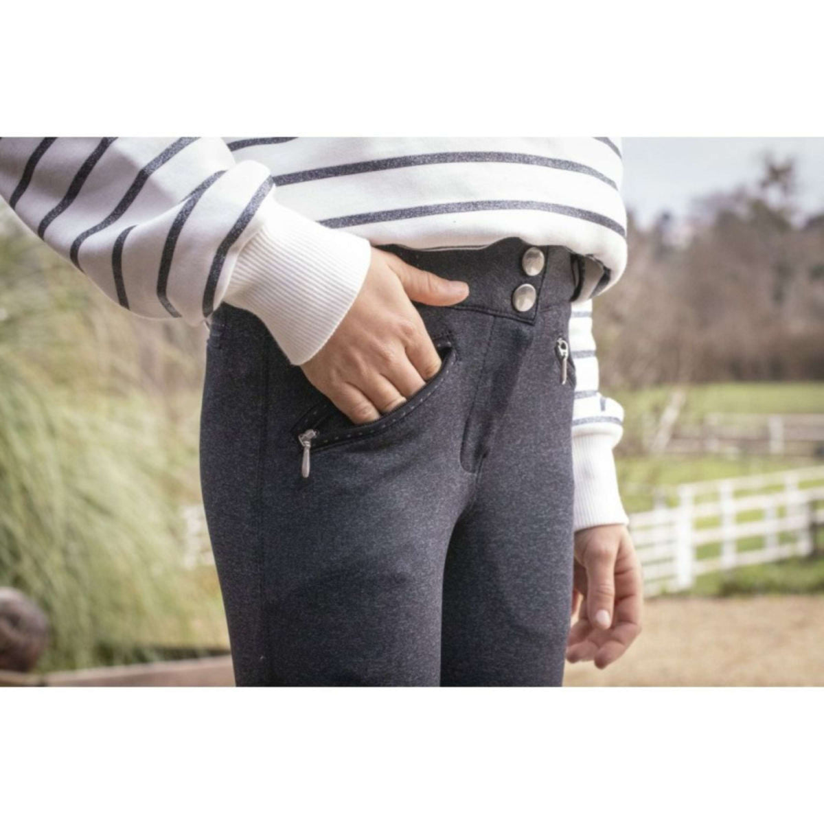 Eden By Pénélope Breeches Romy Kids Grey