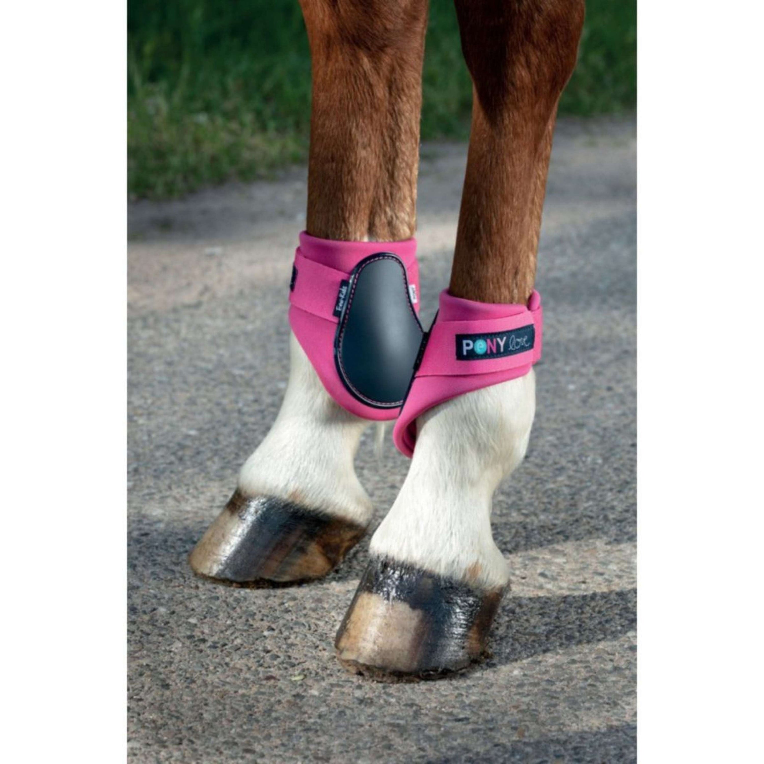 EQUITHÈME Fetlock Boots Pony Love Marine Blue/Pink