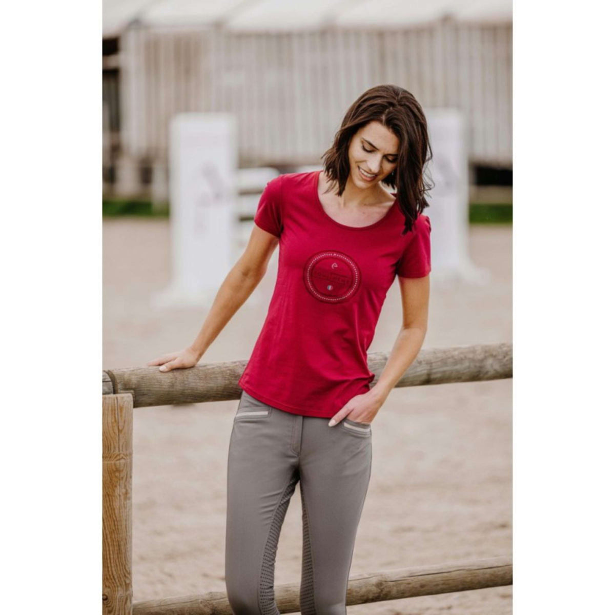 EQUITHÈME T-Shirt Anna Women Cherry