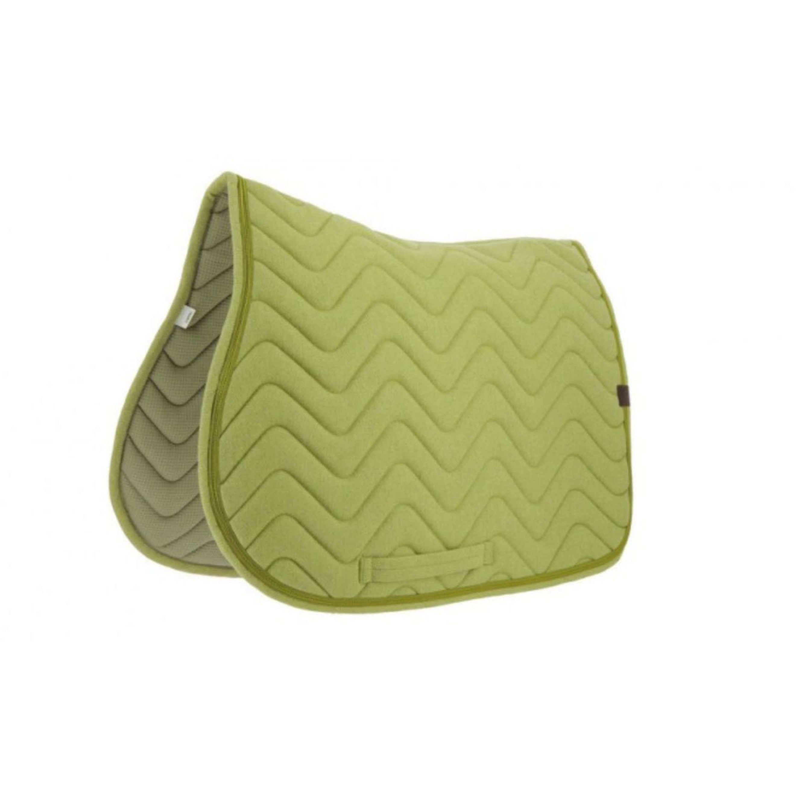 EQUITHÈME Saddlepad Chevron Jumping Green