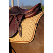 EQUITHÈME Saddlepad Chevron Jumping Yellow