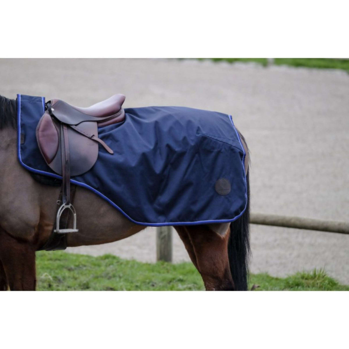 EQUITHÈME Exercise Rug Classic 600D Polycotton Navy