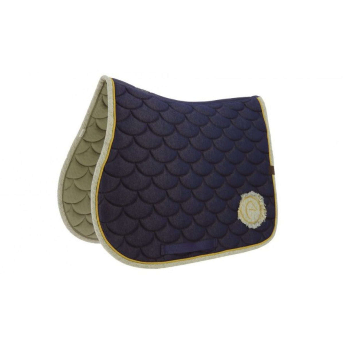 EQUITHÈME Saddlepad Denim Jumping Navy