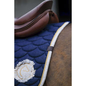 EQUITHÈME Saddlepad Denim Jumping Navy