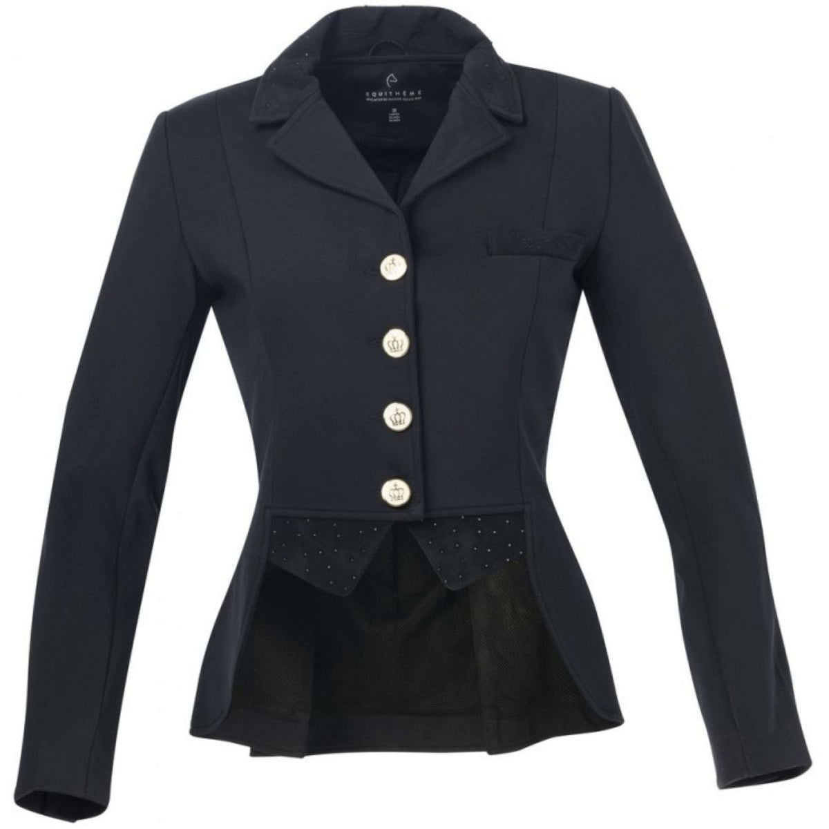 EQUITHÈME Competition Jacket Short Dressage Black